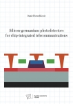 Silicon-germanium photodetectors for chip-integrated telecommunications